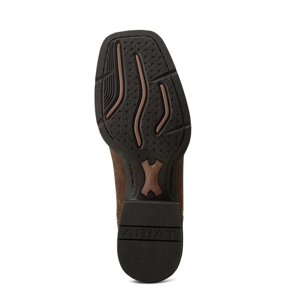 Mens Size 9 D- Ariat Sport Western Performance Boots Brown Square Toe - $180 - Picture 6 of 6